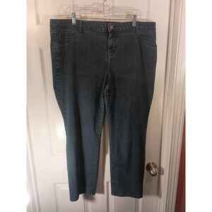 Gloria Vanderbilt Jeans Size 18W Short Sadie Slim Blue